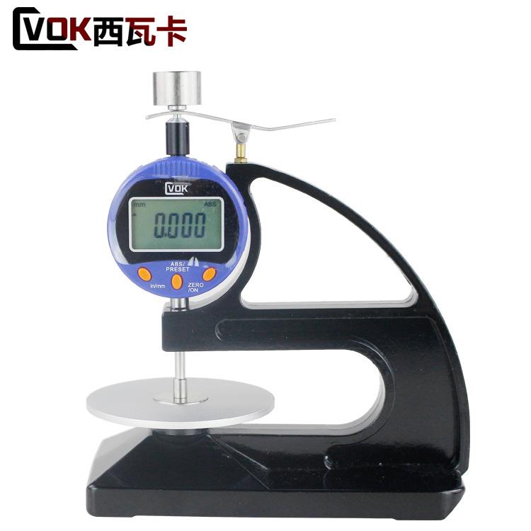 百分千分台式数显测厚规塑料测厚仪纸张薄膜布料胶带皮革厚度表
