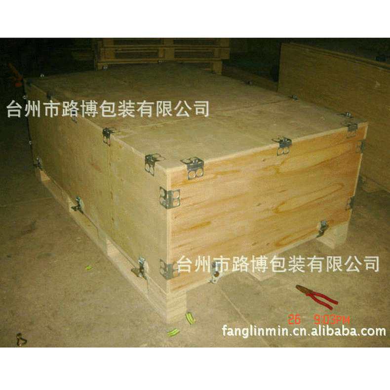 黄岩椒江 专注生产的优良木箱仓库运输胶合板周转免熏蒸木箱