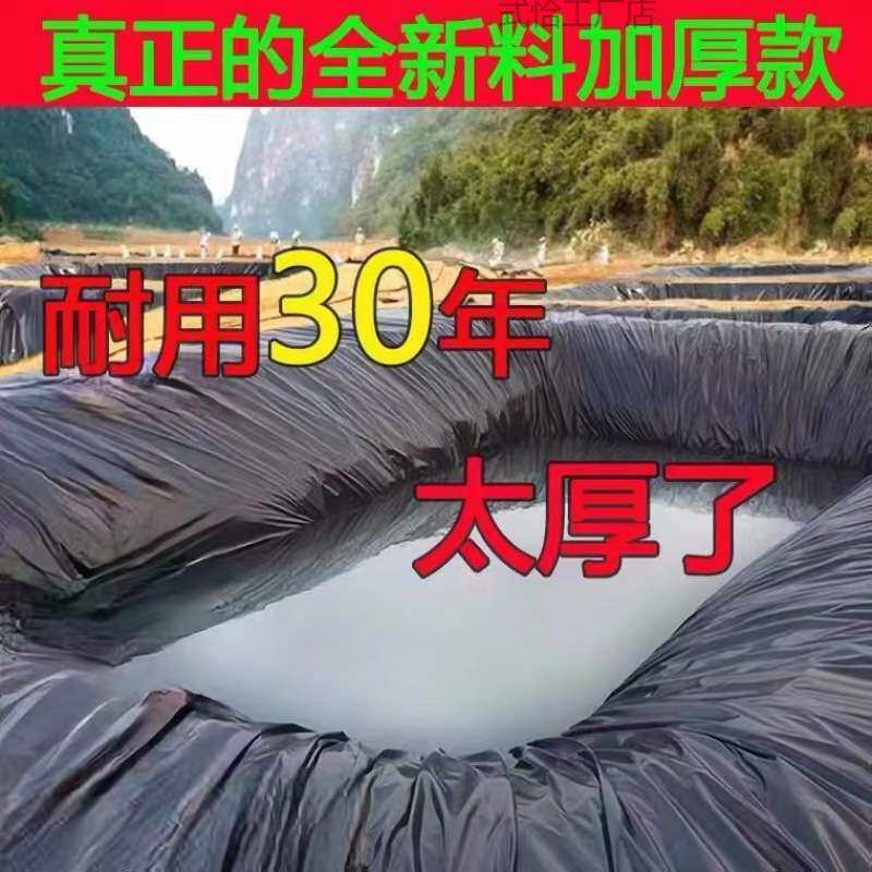 鱼塘膜防渗膜加厚鱼塘防水布蓄水池护坡耐用化粪池防漏