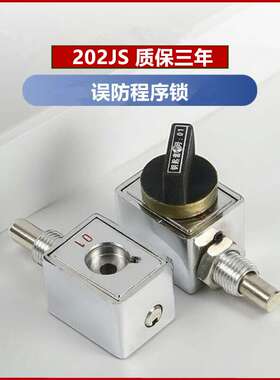 202JS程序锁两锁一钥匙高压环网柜固体柜防误锁高品质锌合金锁芯