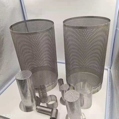 y型过滤器滤芯网地暖 空调冷却水过滤网筒 304不锈钢圆柱滤筒定制