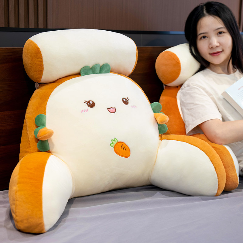 床头靠垫软包大靠背沙发榻榻米宿舍靠枕I床上女生护腰枕头儿童抱