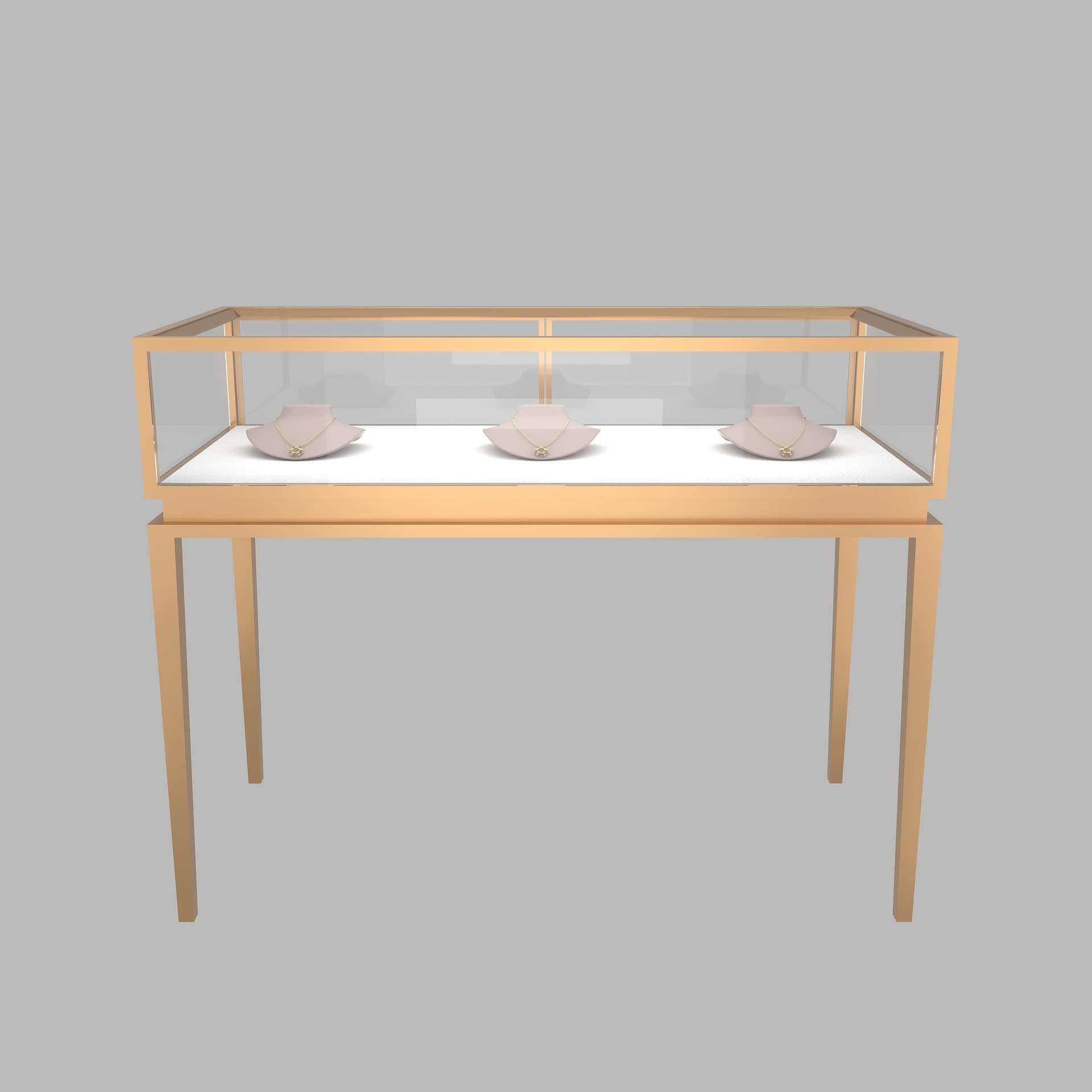 珠宝展示柜带灯饰品展示柜台珠宝首饰展示柜珠宝展示柜落地