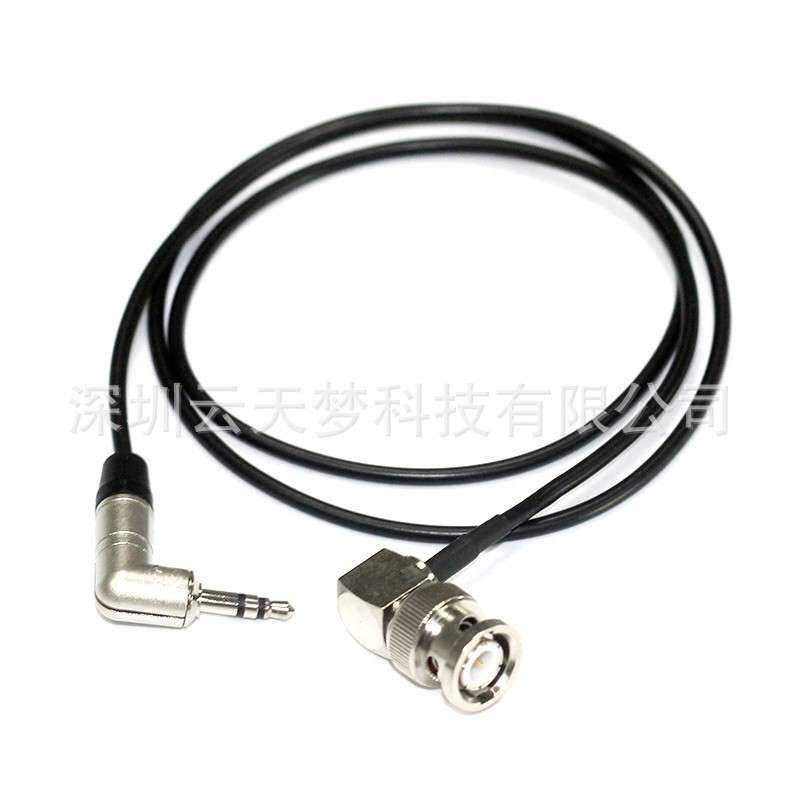 Q9弯头BNC转3.5时码同步线C300/500/f55/arri/zoomF8n/MixPre-10T