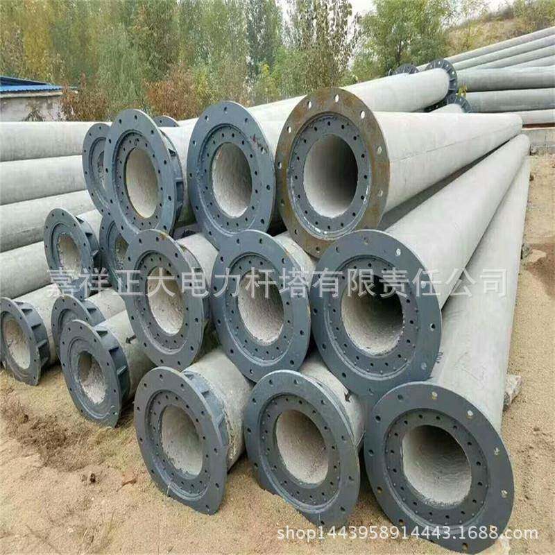 12米混凝土水泥电线杆直径190mm预应力水泥电线杆水泥制品