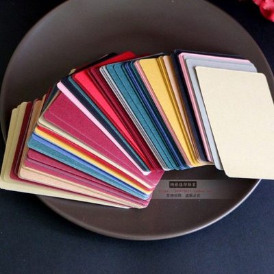 悬挂卡吊卡方形名片空白卡片吊牌许愿卡记单词记事祝福卡节日活动