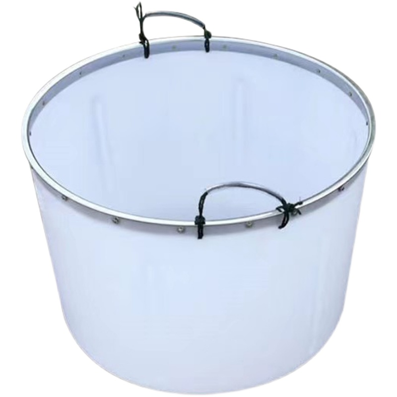 特厚鱼桶水产养殖装鱼海鲜v塑料桶带把手圆桶牛筋矮水桶养鱼桶