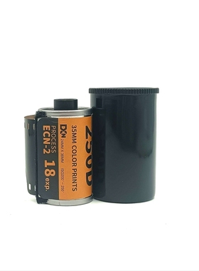 18张ECN2电影卷35mm彩色练习胶卷胶片135防水相机金属暗盒胶卷