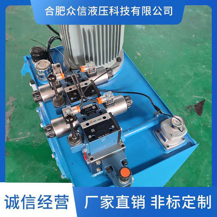 液压泵站手动电动双用油路,一备一用结构动力强劲压力平稳