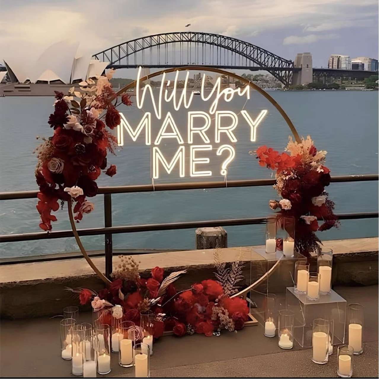 求婚字母灯marryme表白惊喜婚礼结婚纪念日霓虹灯布置装饰灯led灯