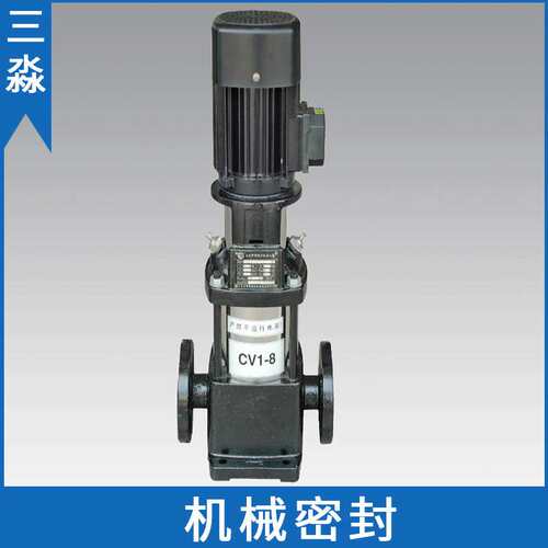 广东凌霄不锈钢立式多级泵水封CV/CVF64-1机械密封现货碳化硅机封