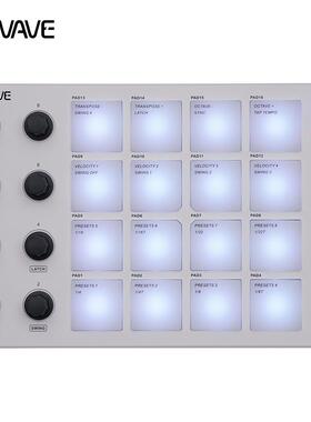 M-VAVE MIDI控制器打击垫RGB背光打击垫MIDI键盘