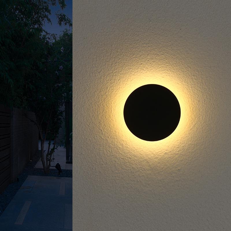 led户外壁灯防水压铸铝庭院灯外墙墙壁过道灯led卧室客厅壁挂灯