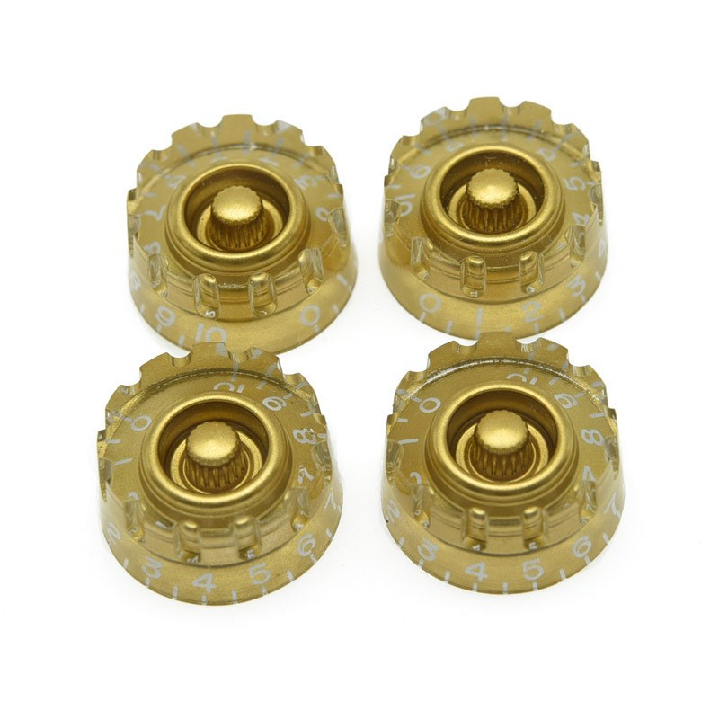 韩产L/p直身缺口旋钮q4个一套电吉他音量音色旋钮电位器帽缺口状