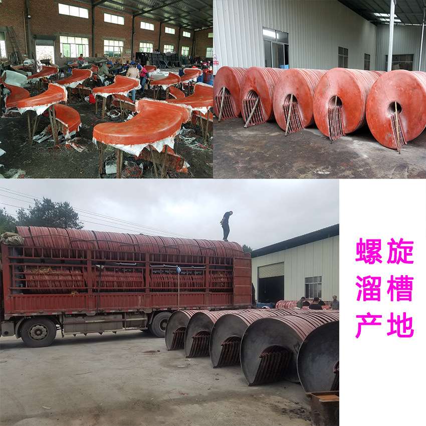 精选锆英砂石榴石的罗璇留槽生 各种格槽螺旋溜槽