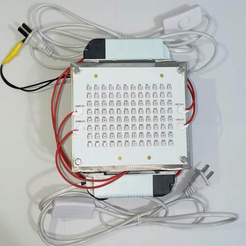 96孔板大功率红蓝灯板光照实验LED440-450-470-660nm单波长光催化