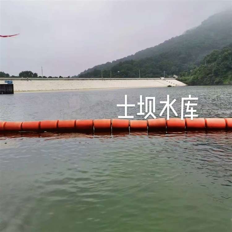君益 一体式滚塑浮筒内填充发泡塑料浮漂500*1000MM当垃圾浮桶