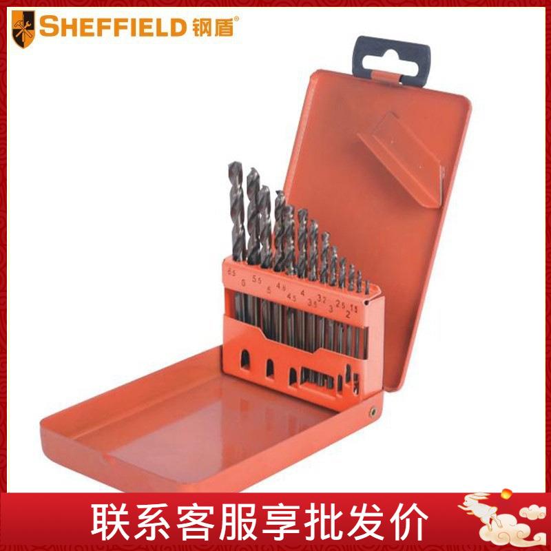 钢盾 SHEFFIELD S133021/22/23 含钴直柄麻花钻套装 13/19/25件套