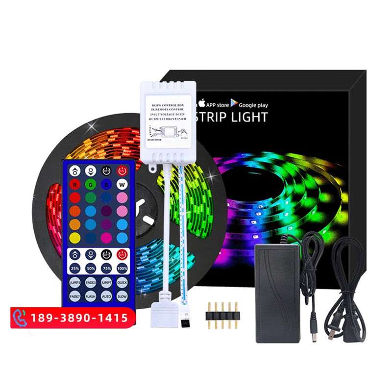 LED5050灯带套装 12V 40键RGBW60珠防水四合一耐用灯条