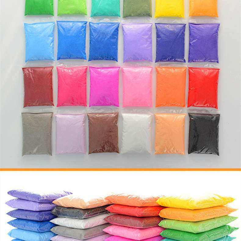染色粗细沙 烧结彩砂 工艺品彩砂 儿童沙画用瓶装彩沙