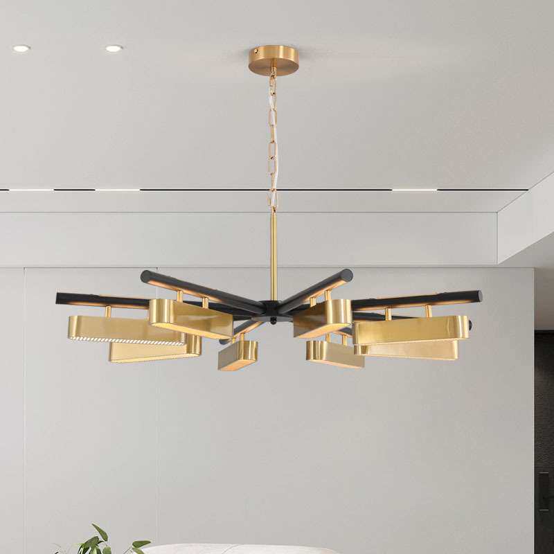 北欧客厅枝形吸顶吊灯简约后现代轻奢卧室餐厅设计师个性创意灯具