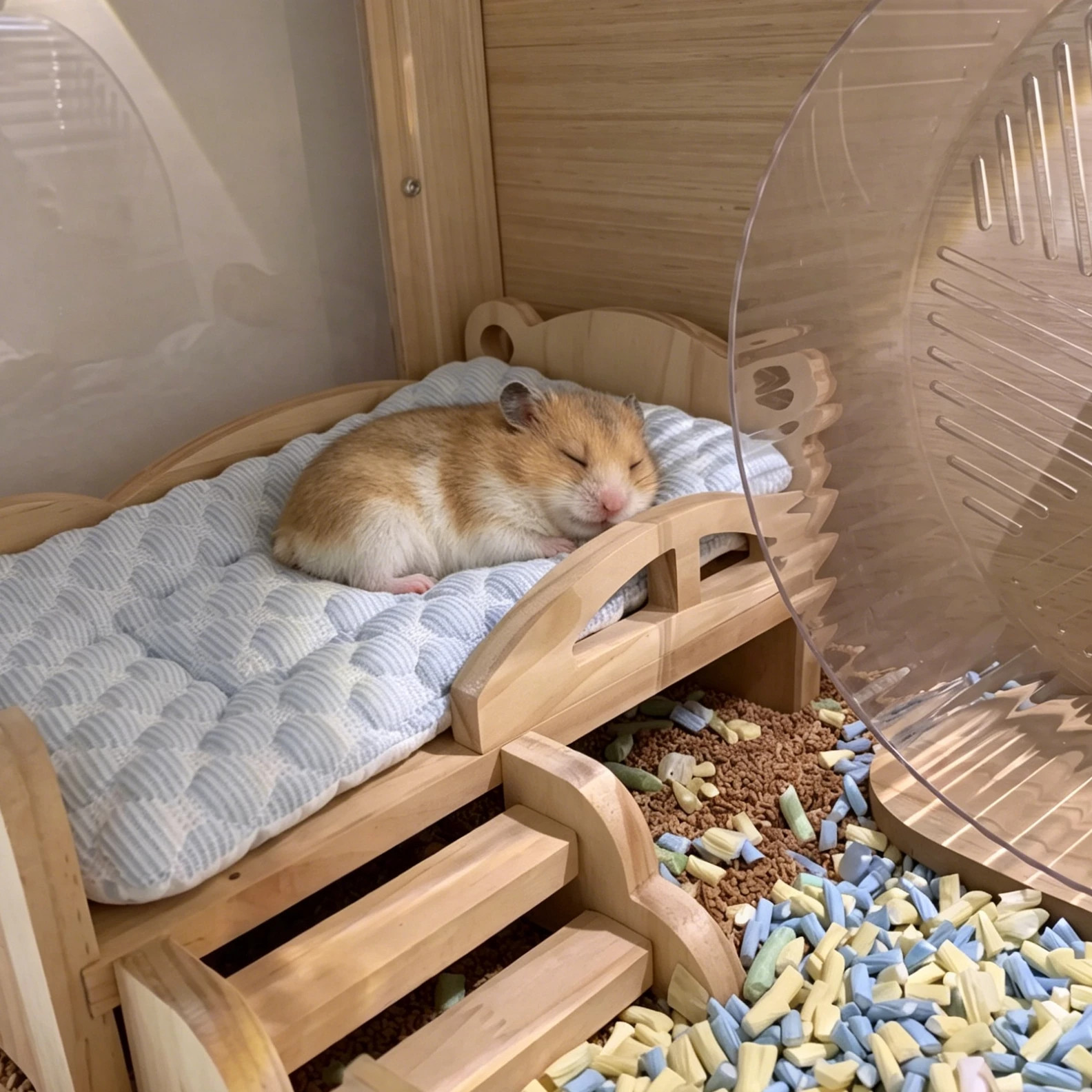 仓鼠窝垫四季通用睡窝宠物垫子