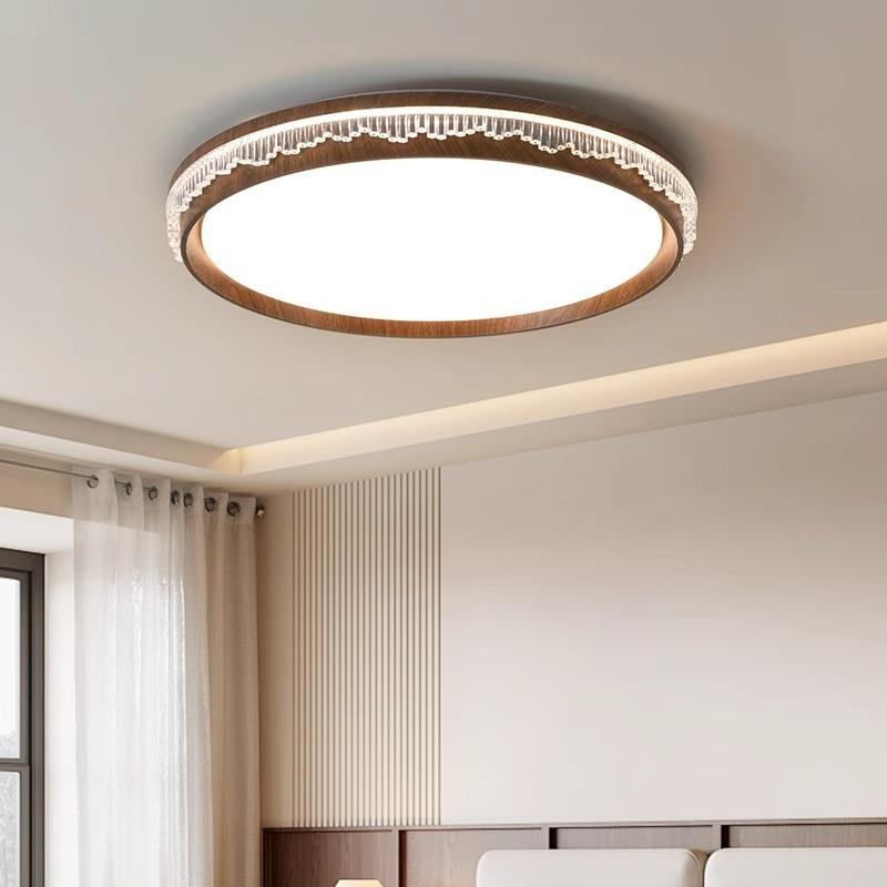 汇园新中式卧室吸顶灯法式复古创意吸顶led灯圆形温馨房间1