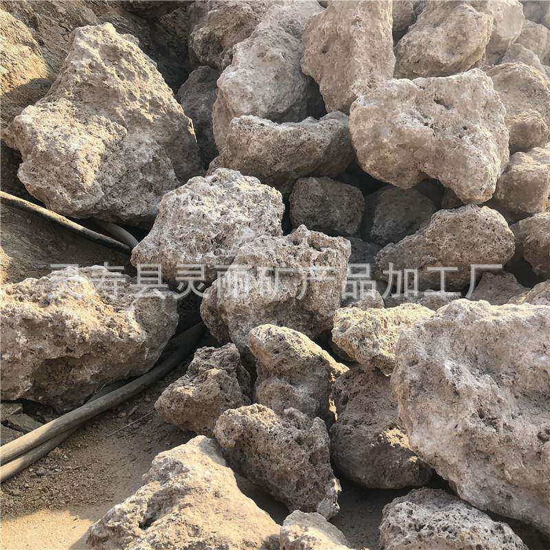 量大价优上水石矿上吸水石原石盆景雕刻假山用麦管石