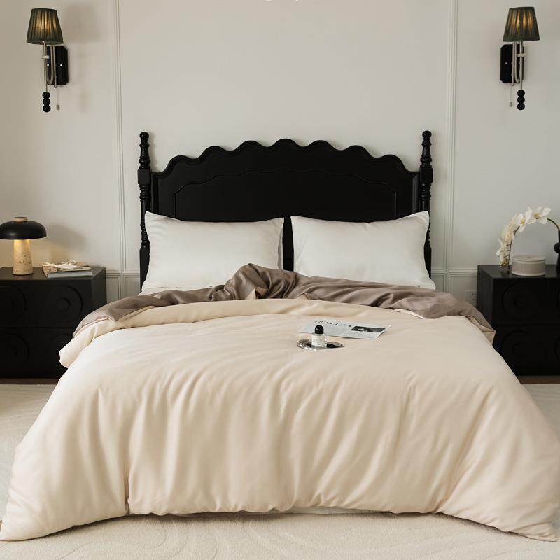 轻奢纯色夏季60支兰精天丝被套单件莱赛尔纤维凉感冰丝1.8m单被