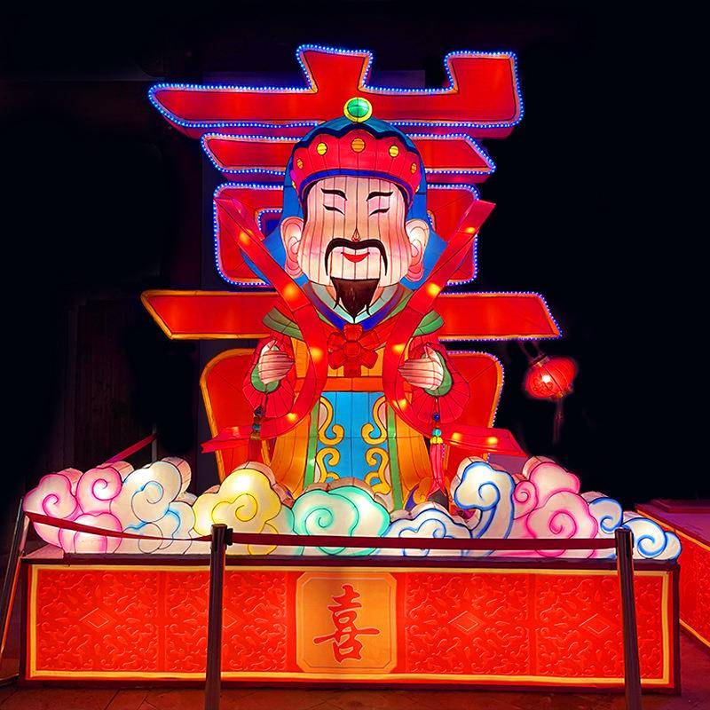 广西2025春节元宵户外大型灯光传统灯造型花灯景观灯夜游装饰古风