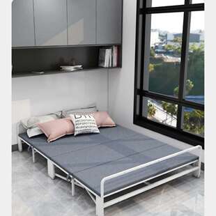 折叠隐形床家用款1米5入柜内隐藏式伸缩推拉客人临时床五金带轮子