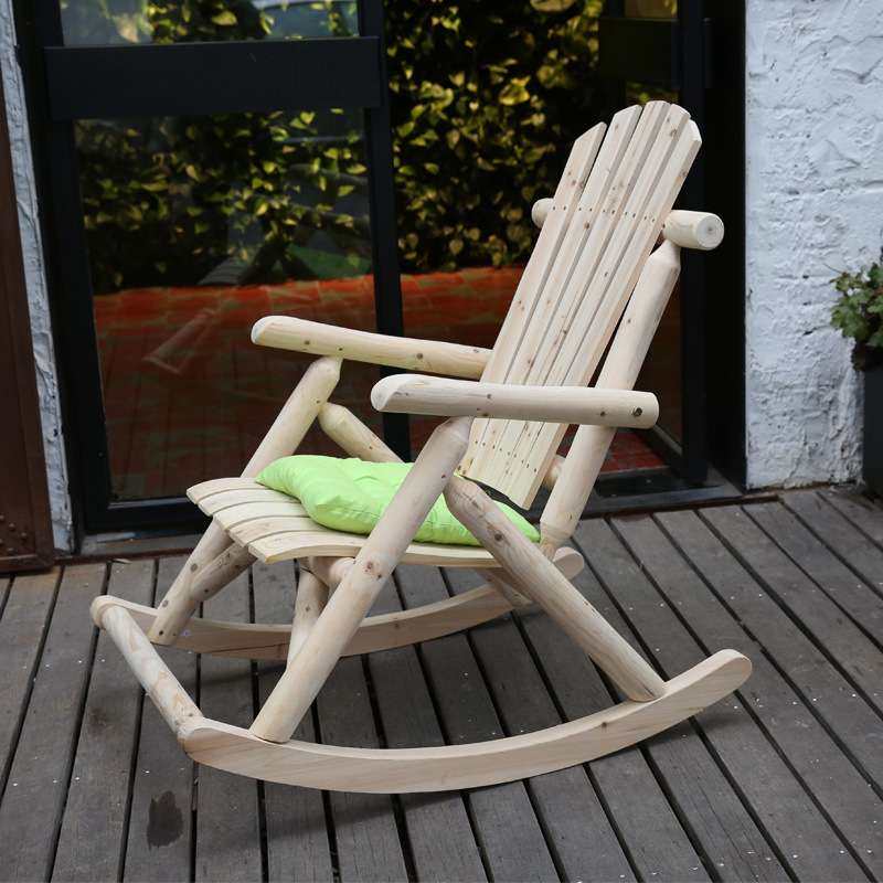 原木美式田园摇椅户外阳台庭院老人午睡花园懒人欧式休闲实木躺椅,3C数码配件,USB灯,淘宝优惠券,粉丝福利购,淘宝优惠卷