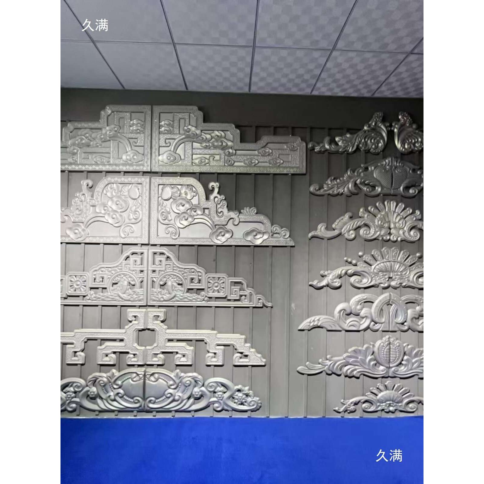 铁艺配件大门装饰冲压大门花仿铝门花铁门门头花铁艺大门配件