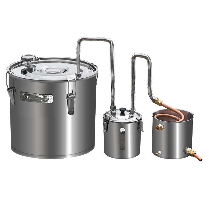 串香紫铜蒸馏器家用小型酿酒设备酿酒机纯露白兰地外贸亚马逊EBAY