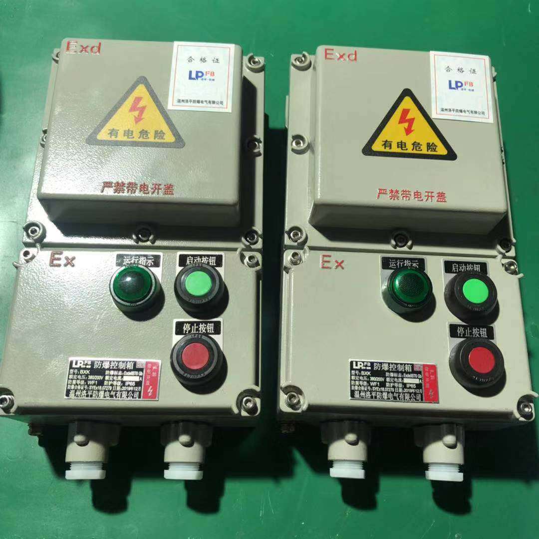 BXK53防爆磁力启动器7.5KW风机电机水泵控制箱220v380v防爆配电箱