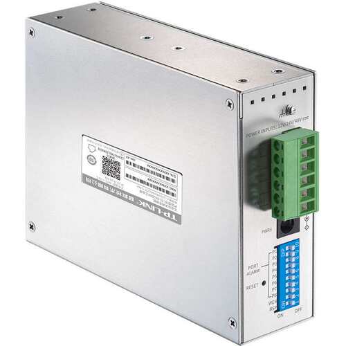 TP-LINK TL-SG2008工业级8口千兆工业交换机导轨式壁挂安装铝合金
