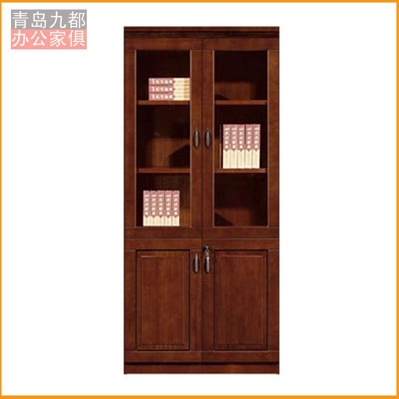 S612-3文件柜文件柜办公家具会议室款办公贴皮质量保障实木文件柜