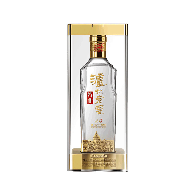 泸州老窖 特曲晶彩 浓香型高度白酒 52度 500mL 1瓶 特曲晶彩