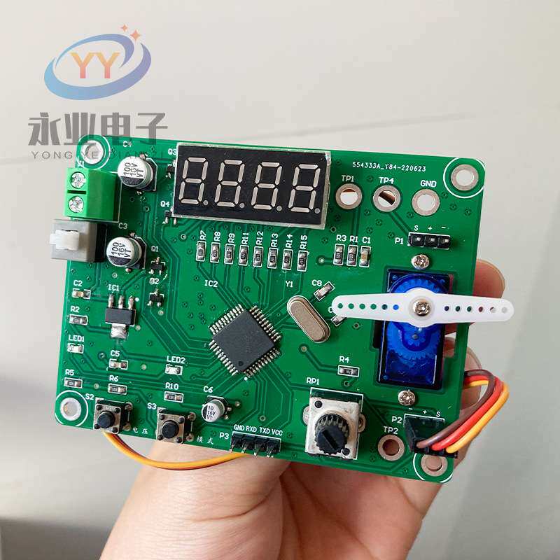 舵机检测电路舵机控制监测检测器故障检修板电子电工技能竞赛套件