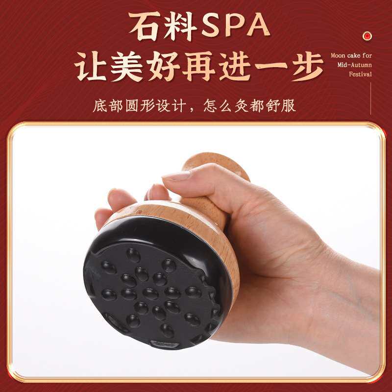 bs家用电加热砭石温灸仪 经络热敷全身按摩工具恒温控温厂家