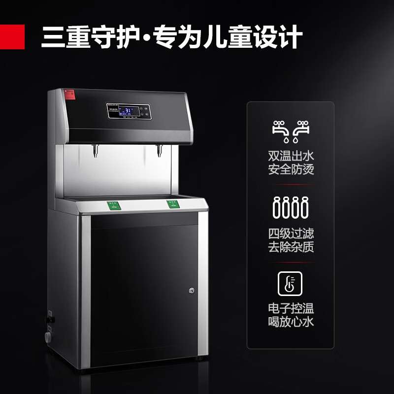 德玛仕 商用饮水机四级过滤双温校园净饮直饮机 SRZ-20/SRZ-2L-L3