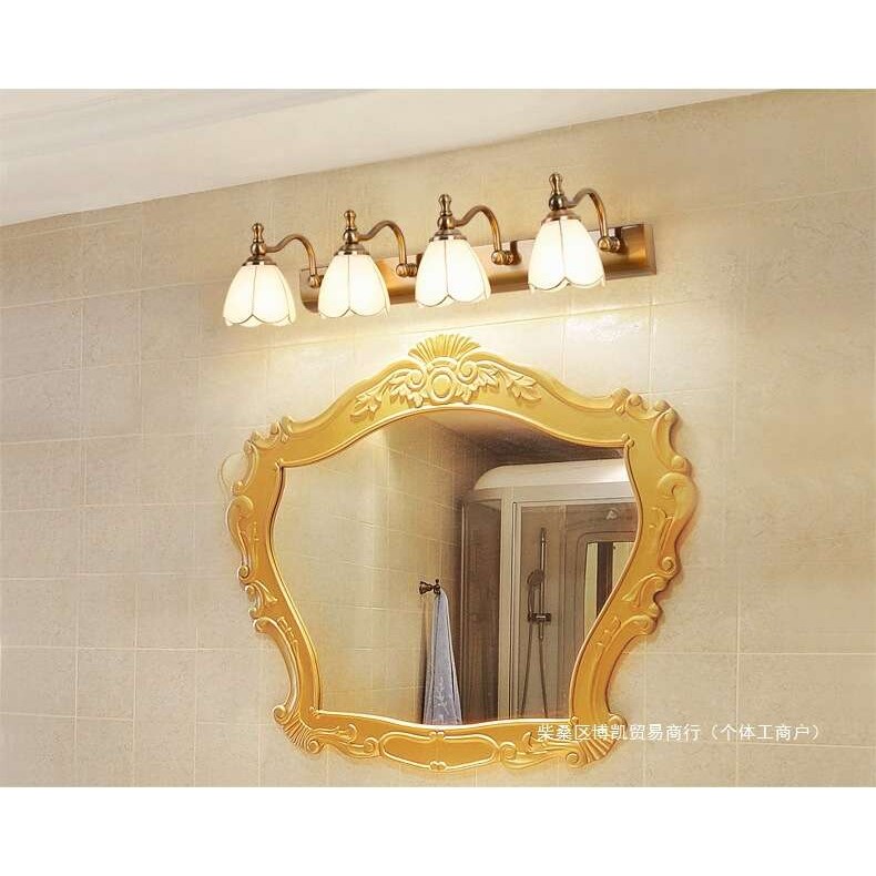 镜前灯 卫生间浴室镜柜灯欧式美式洗手间镜灯梳妆台化妆灯壁
