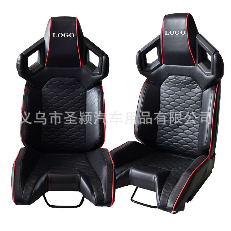 通用高品质皮革模拟器可调节汽车桶形座椅模拟赛车座椅内饰装饰配