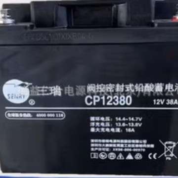 三瑞铅酸蓄电池CP12380免维护12V38AH铅酸蓄电池