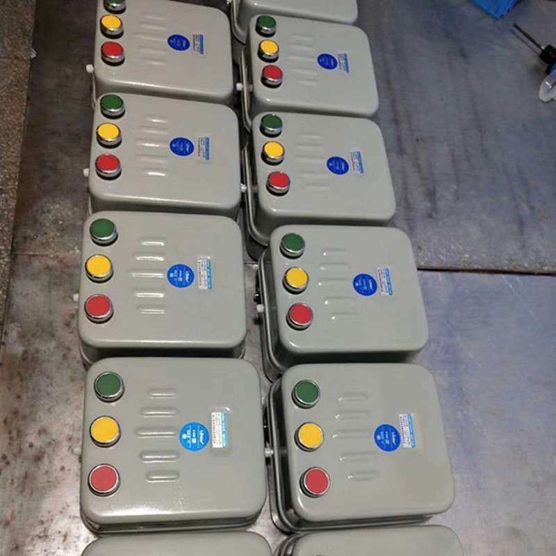 QC20-7NH可逆磁力起动器45KW75KW电机保护器150A380V倒顺停开关