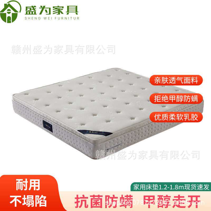 床垫1米2棕垫1米8硬棕榈加厚家用乳胶天丝面料席梦思1米5儿童床垫