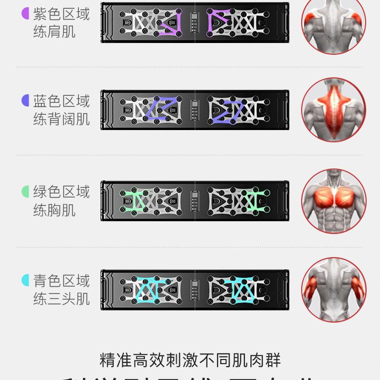 支撑架板计数训练神器练辅助腹肌板俯卧撑支架锻炼健身多功能家用