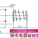 行15V合闸电磁铁推大分力量 合闸分大  线圈程G30Kmm220力AC
