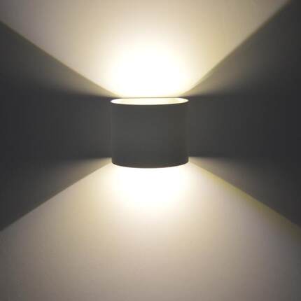 现代简约led防水壁灯 上下发光灯客厅卧室门庭玄关庭院外墙灯