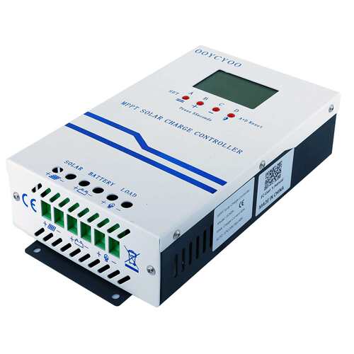 MPPT12V24V48V60A光伏太阳能控制器LCD背光太阳能电池充电控制器